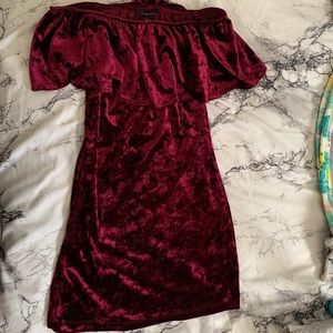 Maroon Dress from Forever 21